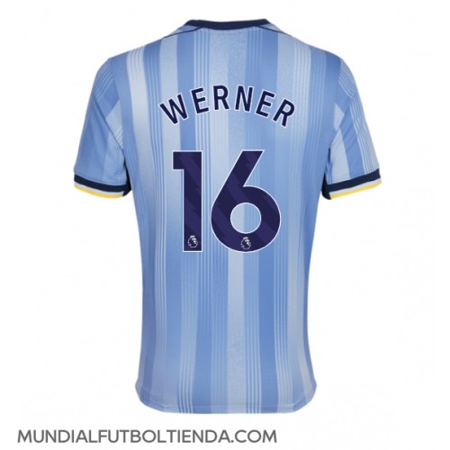 Camiseta Tottenham Hotspur Timo Werner #16 Segunda Equipación Replica 2024-25 mangas cortas